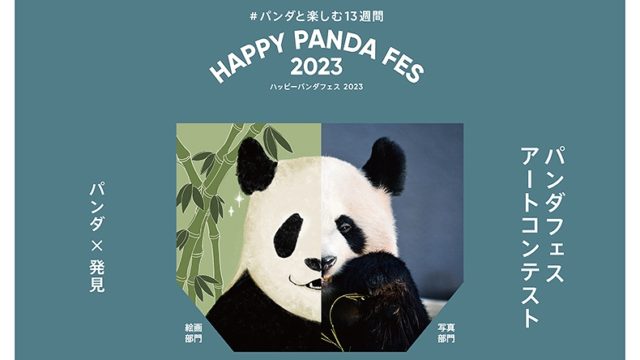 HAPPY PANDA FES ２０２３　みんなのパンダアートを大募集！　「パンダフェス アートコンテスト」写真部門を新設！最優秀作品はパークガイドのデザインに採用