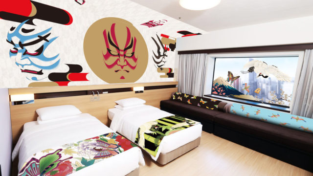 【ホテルメトロポリタン エドモント】「エドモント×歌舞伎」コラボレーションルームを販売。