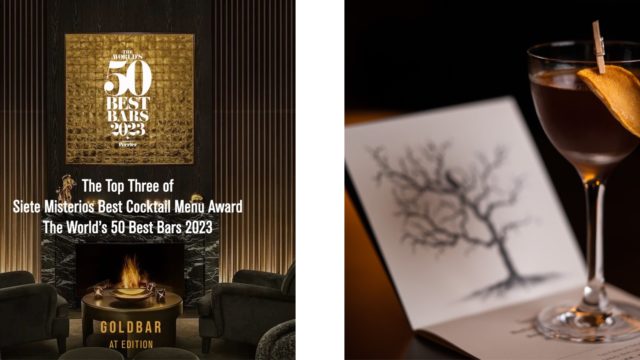 【東京エディション虎ノ門】Gold Bar at EDITIONがThe World’s 50 Best Bars 2023 ベスト・カクテルメニュー・アワード TOP３に選出！